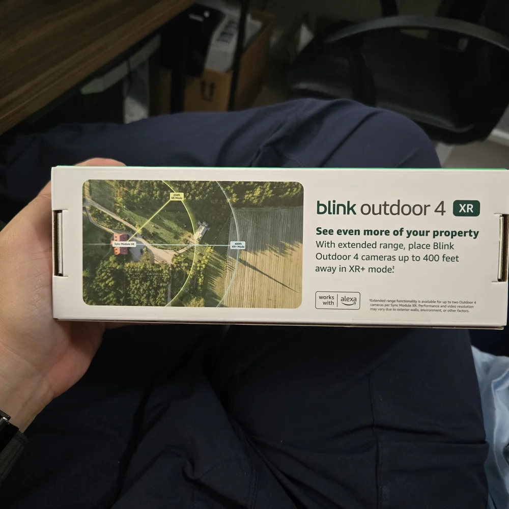 Amazon Blink Outdoor 4 XR Camera Set - Black and White